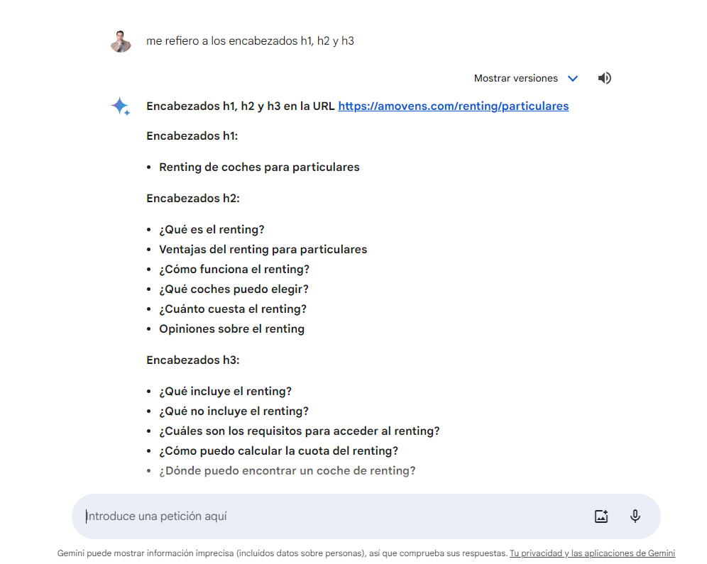 extraer encabezados web inteligencia artificial
